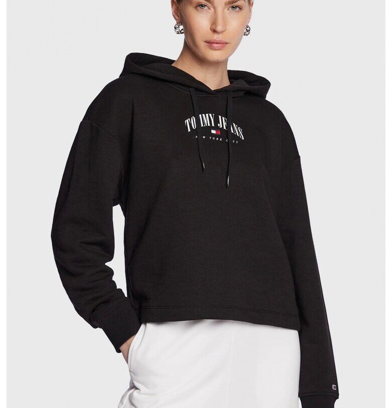 Дамски суичър  DW0DW14852 - Черен Tommy Jeans