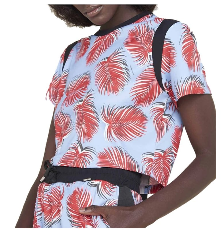 Дамски суичър -  Полиестер - Червен/Син - Silvian Heach