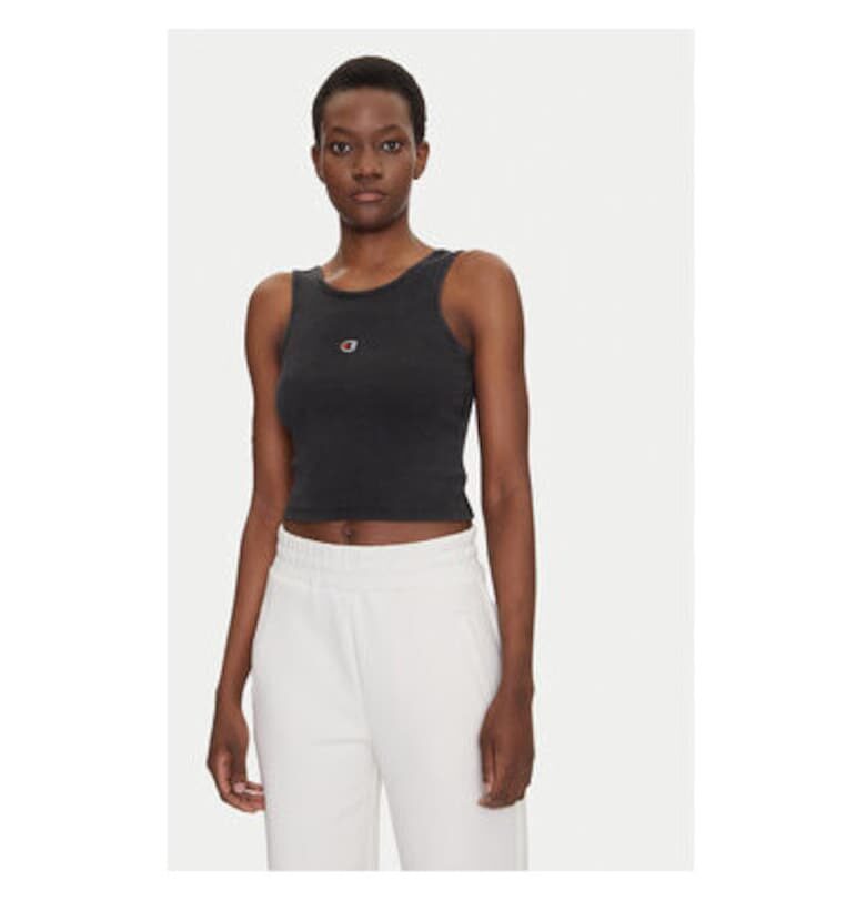 Дамски топ  118007 - Памук/Полиестер - Черен Champion