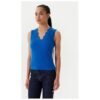 Дамски топ  251-DADILO - Рециклиран полиестер/вискоза - Син - Син Morgan