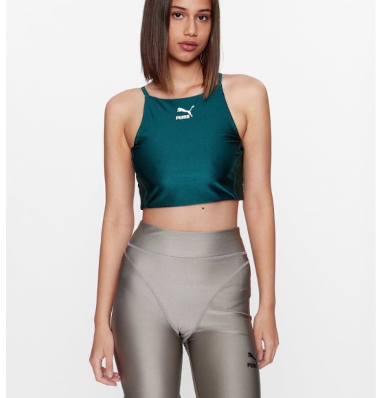 Дамски топ -  302588244 - Найлон - Зелен Puma