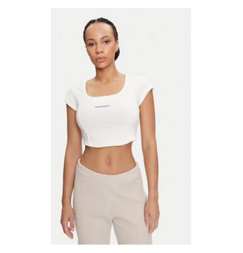 Дамски топ -  304113260 - Памук/Полиестер - Бежов - Бежов Converse