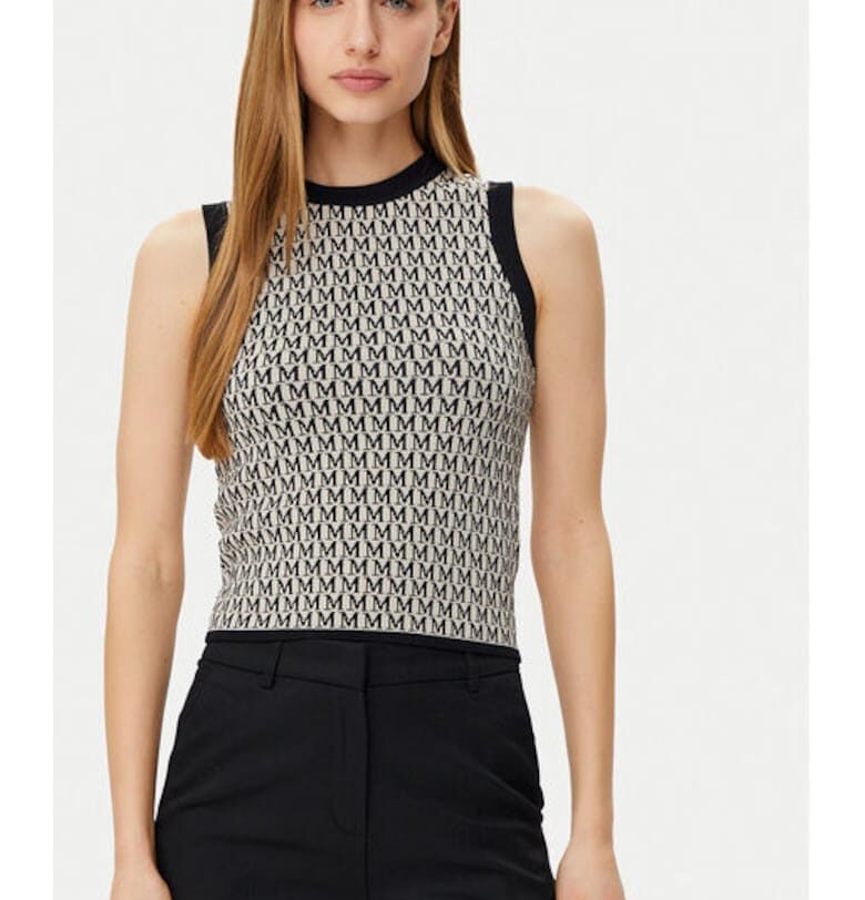 Дамски топ -  305253156 - Вискоза/Полиамид - Черен - Черен Morgan