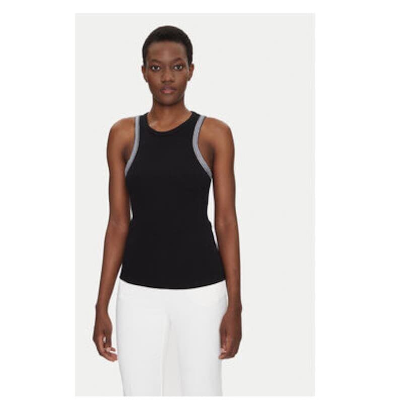 Дамски топ  FS25ST2009J401R9 - Памук - Черен - Черен Fracomina