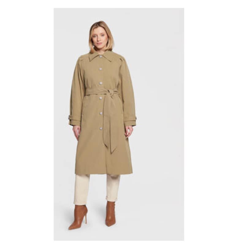 Дамски тренчкот - Изработен по поръчка - 300972328 - Полиестер - Зелен - Зелен custommade