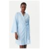 Дамски халат -  305145666 - Памук/Вискоза - Син - Син DKNY