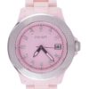 Дамски часовник  40 мм - розова пластмасова каишка - водоустойчив 5 ATM Escape