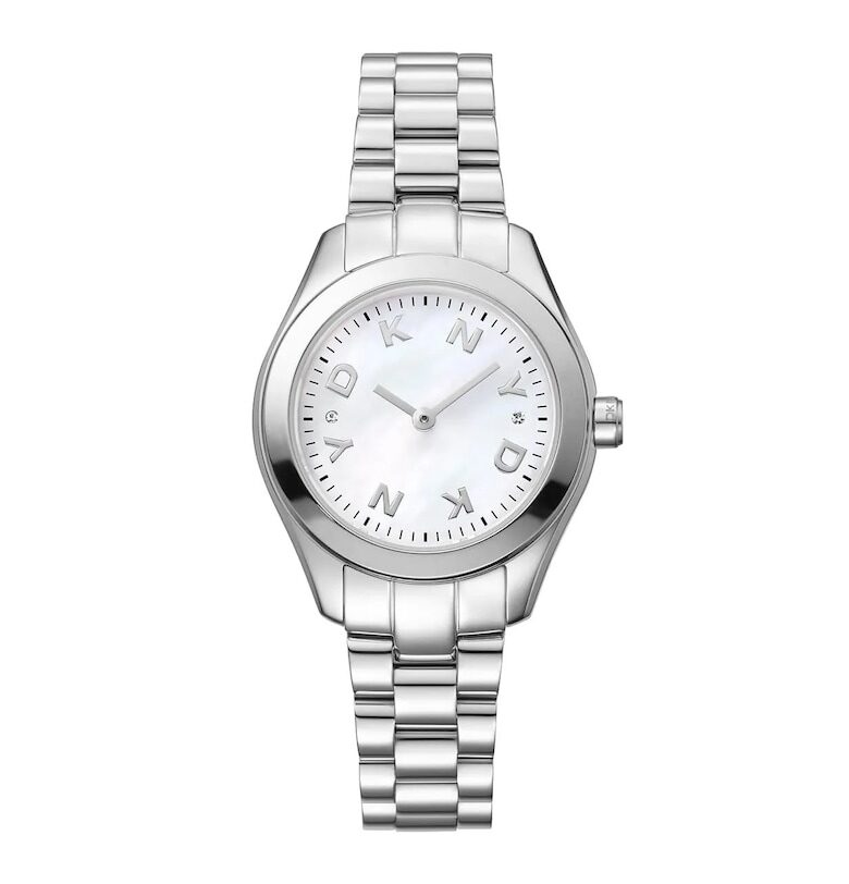 Дамски часовник  DK1L033M0045 - стомана - 5 ATM - 30 мм - сив DKNY