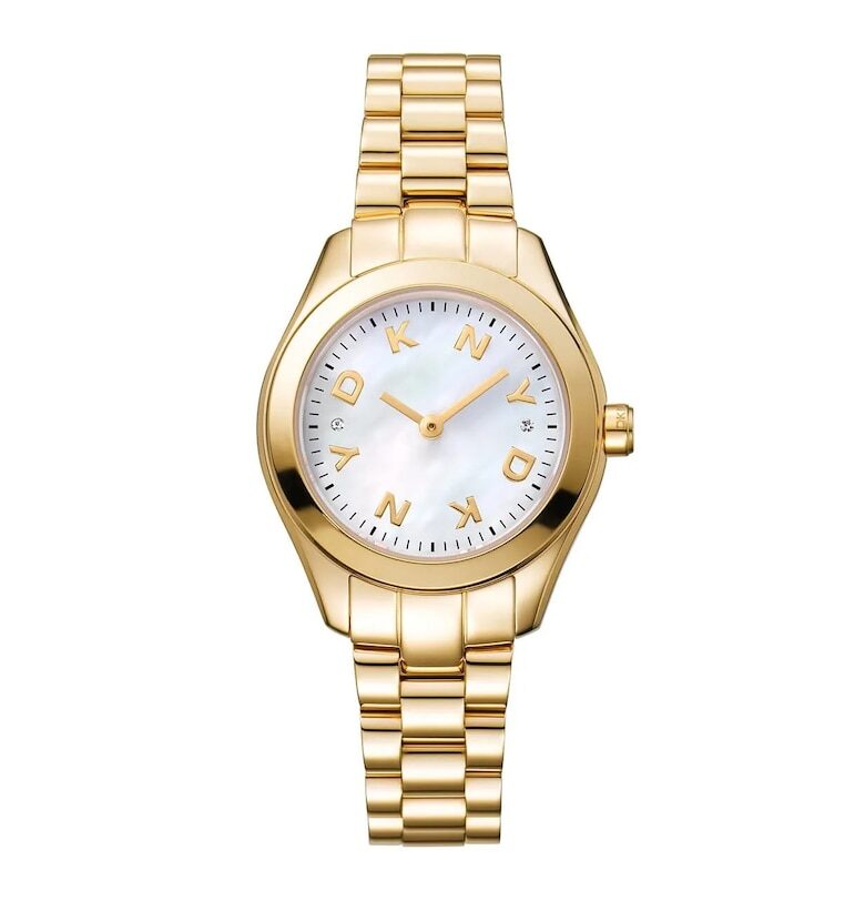 Дамски часовник  DK1L033M0065 златист 30мм стомана DKNY