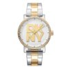 Дамски часовник  DK1L035M0075 36мм златна стомана DKNY