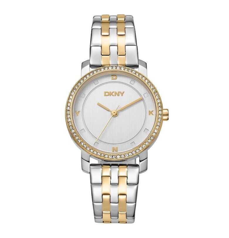 Дамски часовник  DK1L065M0065 32 мм стомана - златна каишка - водоустойчив 5ATM DKNY