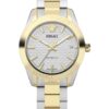 Дамски часовник  Greca Classic Automatic - сребристо-златист - 35 мм - водоустойчив 50 м Versace