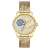 Дамски часовник  MEX1169 златист 38мм текстил Milano X Change
