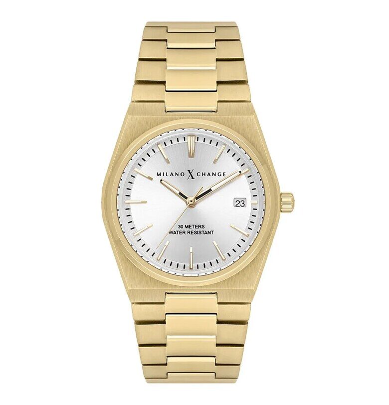 Дамски часовник  MXL5121 34мм - златист цвят - златиста каишка Milano X Change