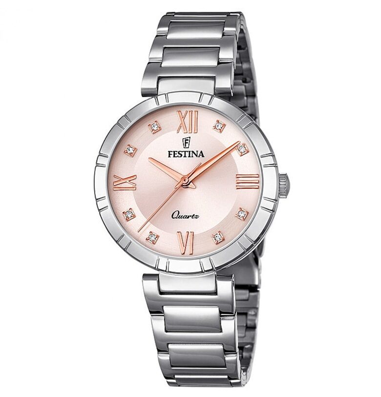 Дамски часовник  Mademoiselle cu Cristale - F16936/C Festina