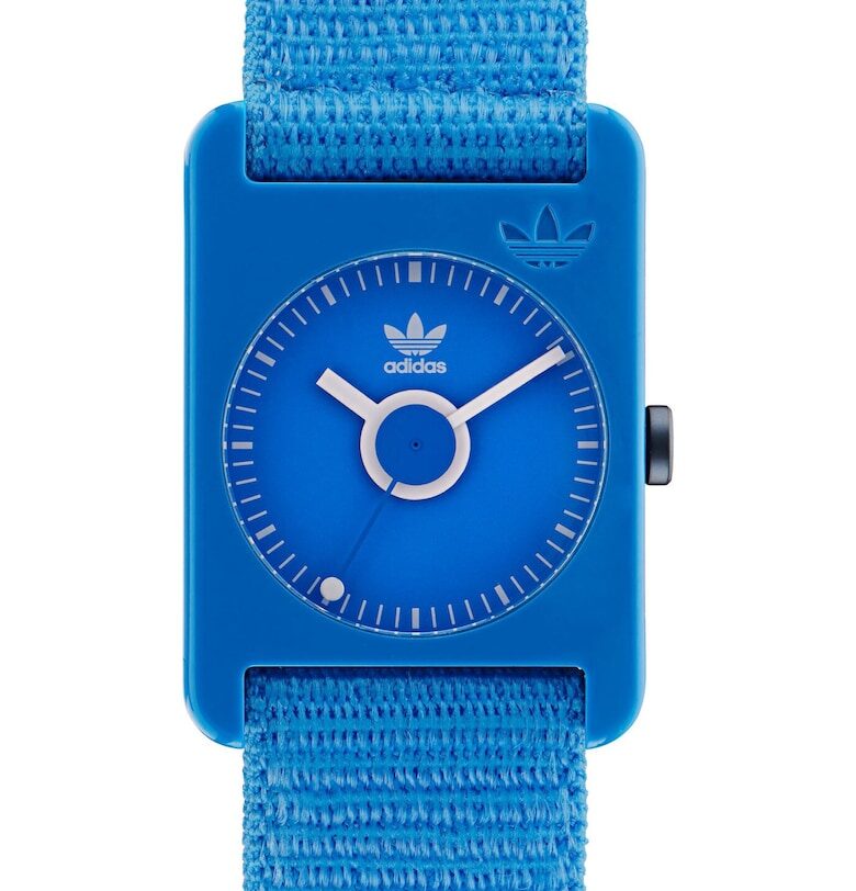 Дамски часовник  RETRO POP TWO - син - синтетична каишка adidas