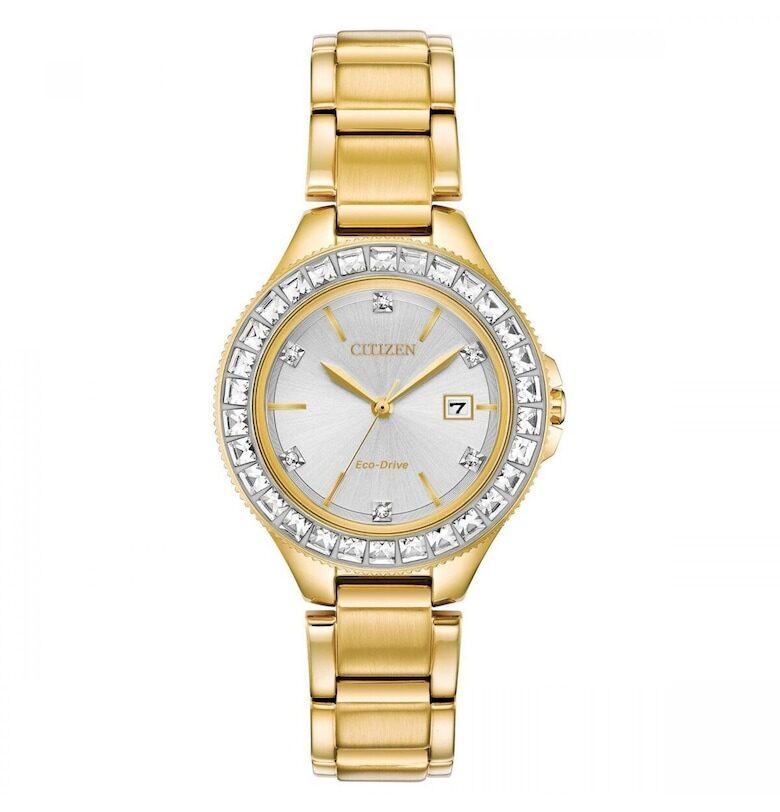 Дамски часовник -  Silhouette Crystal FE1192-58A Citizen