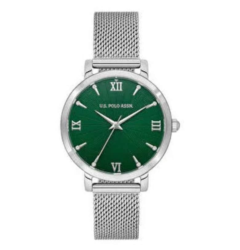 Дамски часовник  USPA2080-02 - сребрист US Polo Assn