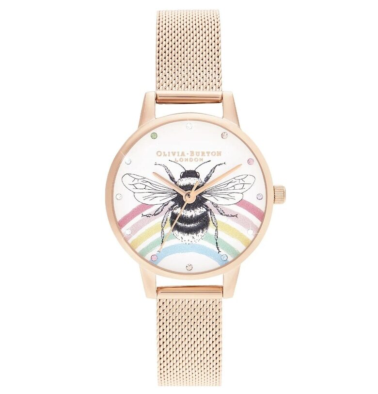 Дамски часовник -  Илюстрирани животни OB16WL90 OLIVIA BURTON