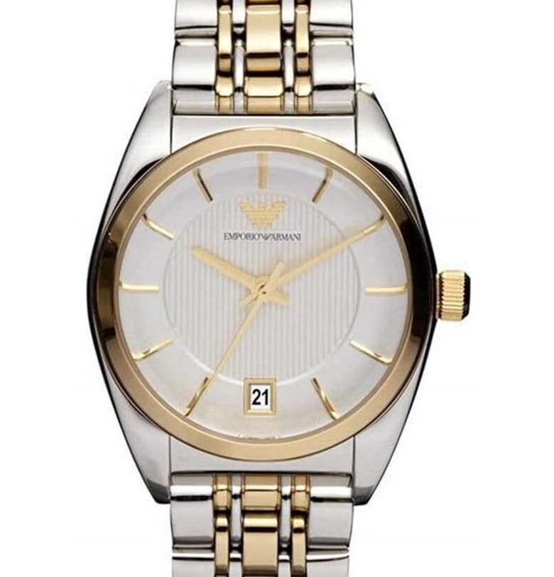 Дамски часовник -  Неръждаема стомана - 31 мм - Златист/Сребрист Armani