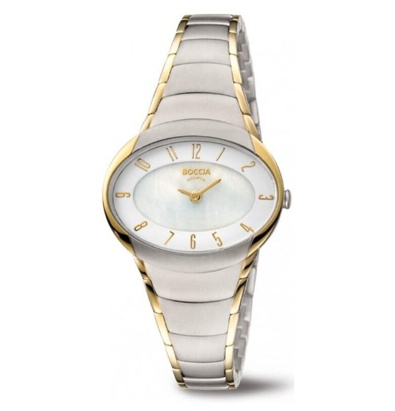Дамски часовник  Сребро/Злато Boccia