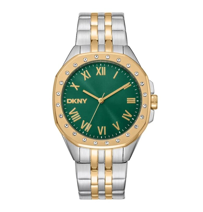 Дамски часовник  модел DK1L011M0075 - стоманена каишка - 36мм - златист/сребрист - 5 ATM DKNY