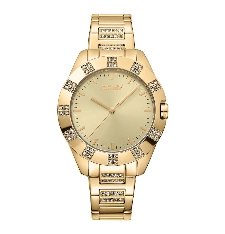Дамски часовник  модел DK1L019M0035 - стомана - 5 ATM - златист - 36мм DKNY