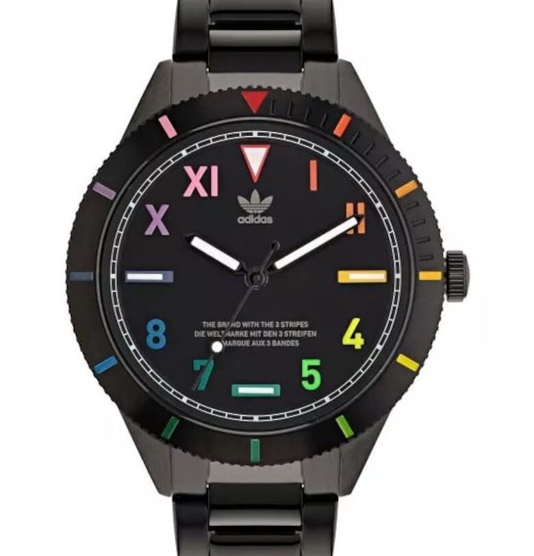 Дамски часовник  модел EDITION THREE SMALL - неръждаема стомана - черен - 36мм adidas