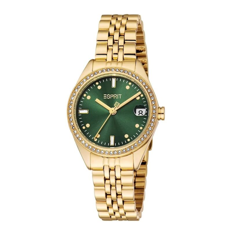 Дамски часовник  модел ES1L428M0045 - 30мм - стомана - златист цвят Esprit