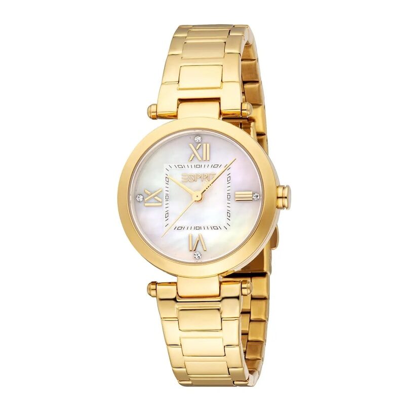 Дамски часовник  модел ES1L478M0045 - 30мм - стомана - златист цвят Esprit