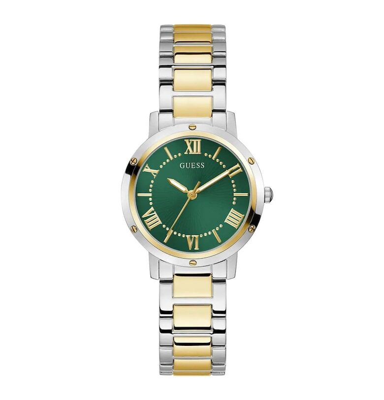 Дамски часовник  модел GW0404L5 - стомана - 34мм - златист - кварцов механизъм - водоустойчив на 5 ATM GUESS