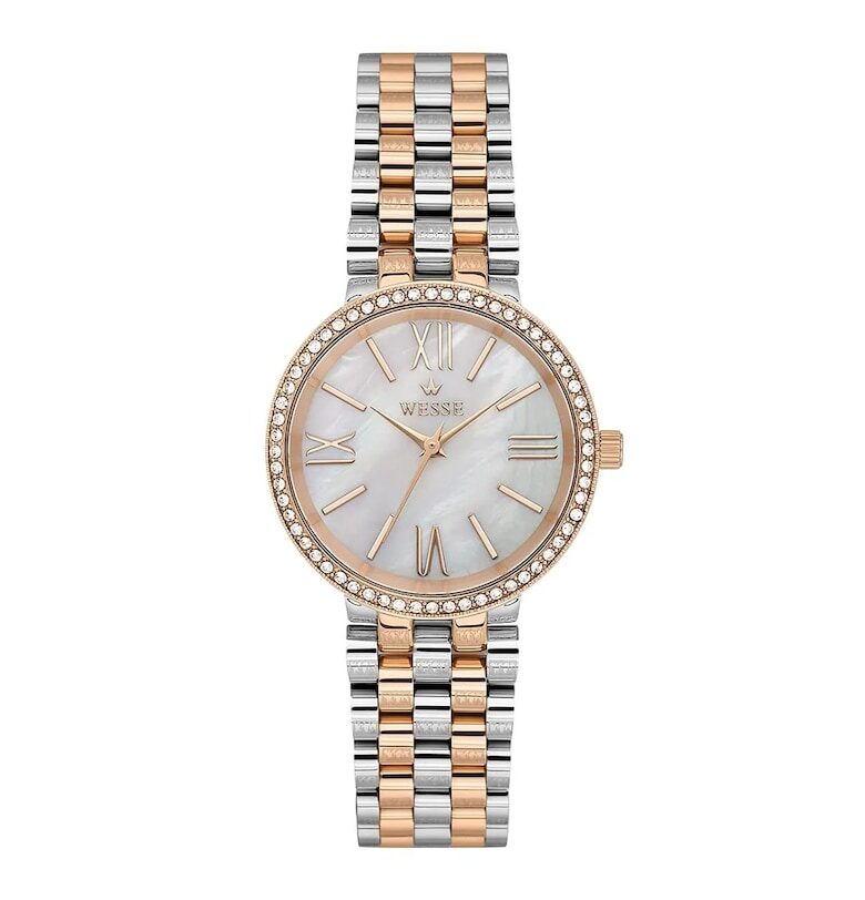 Дамски часовник  модел WWL112605 - 34мм - златист - метална каишка - водоустойчивост 5 ATM Wesse