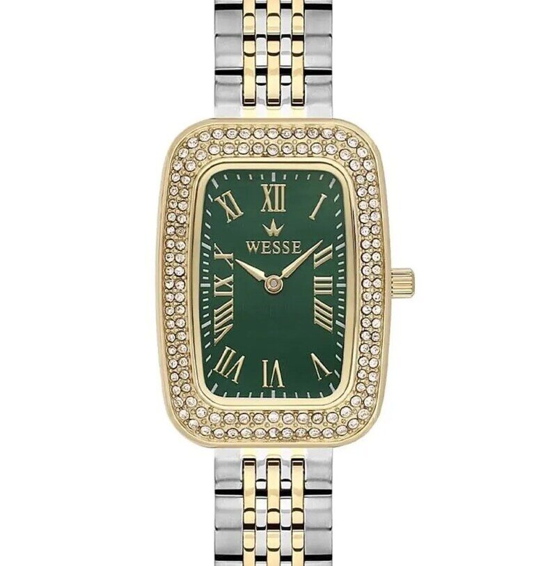 Дамски часовник  модел WWL113805 - златист/сребрист - стоманена каишка - 33x23.5мм - 3 АТМ Wesse