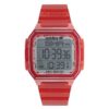 Дамски часовник -  стомана/каучук - спортен - червен adidas