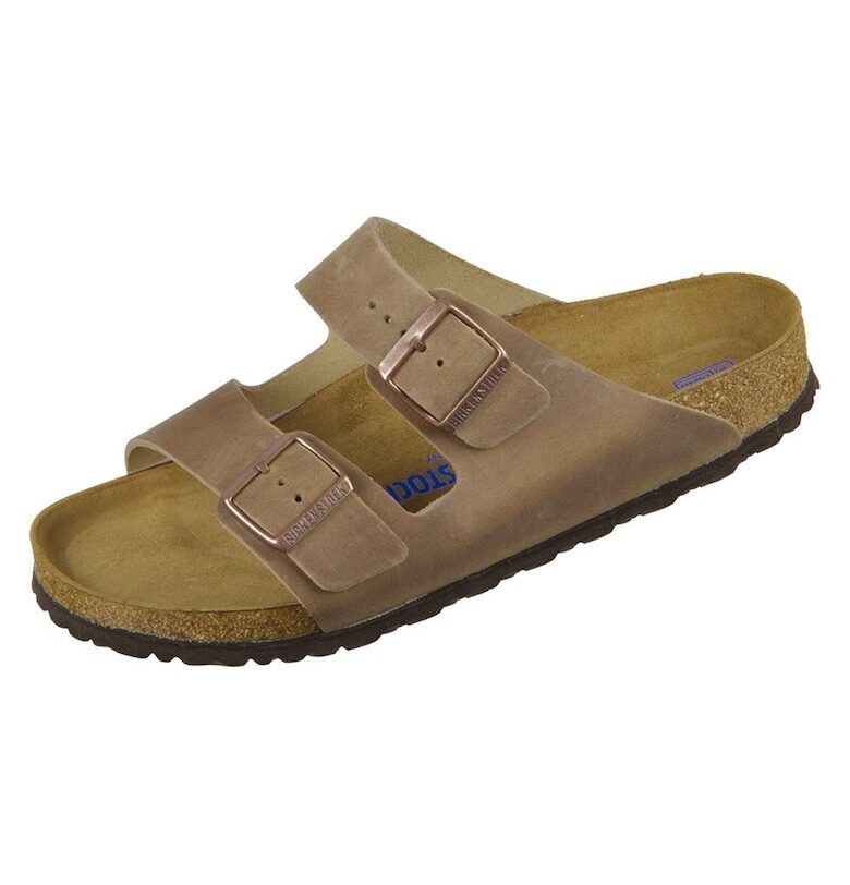 Дамски чехли -  Естествена кожа - Кафяв - Birkenstock