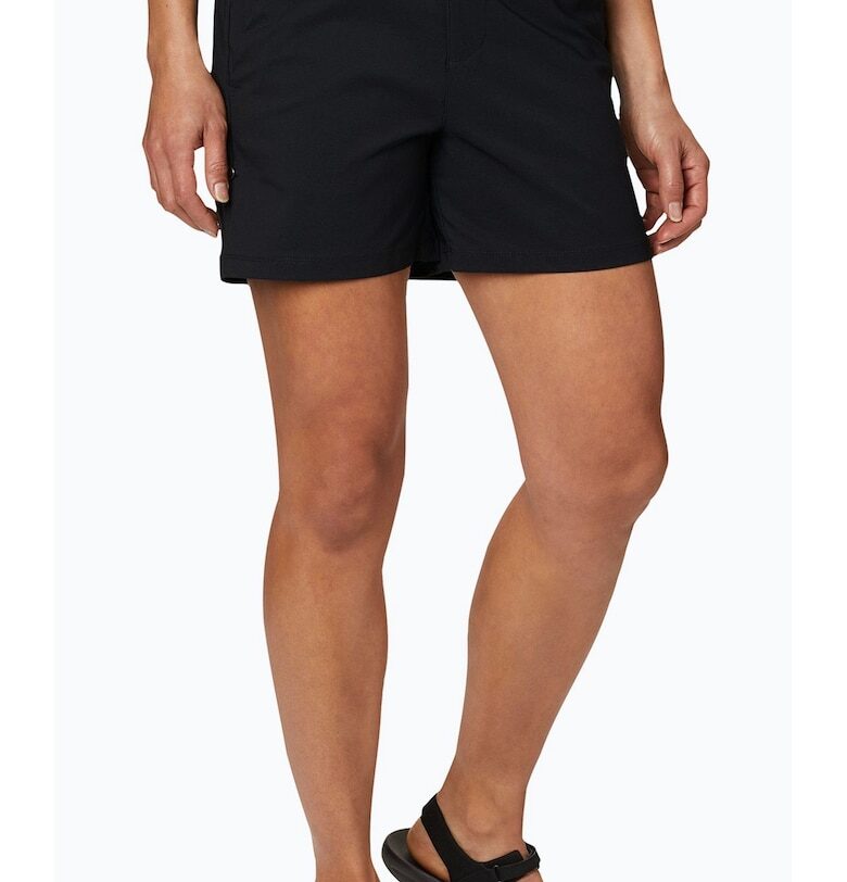 Дамски шорти за трекинг -  Saturday Trail - найлон - еластан - черни - Черен Columbia