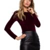 Дамско боди - Памук/Полиестер - Бордо MOE