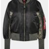 Дамско бомбър яке -  301548058 - Найлон - Черен ALPHA INDUSTRIES