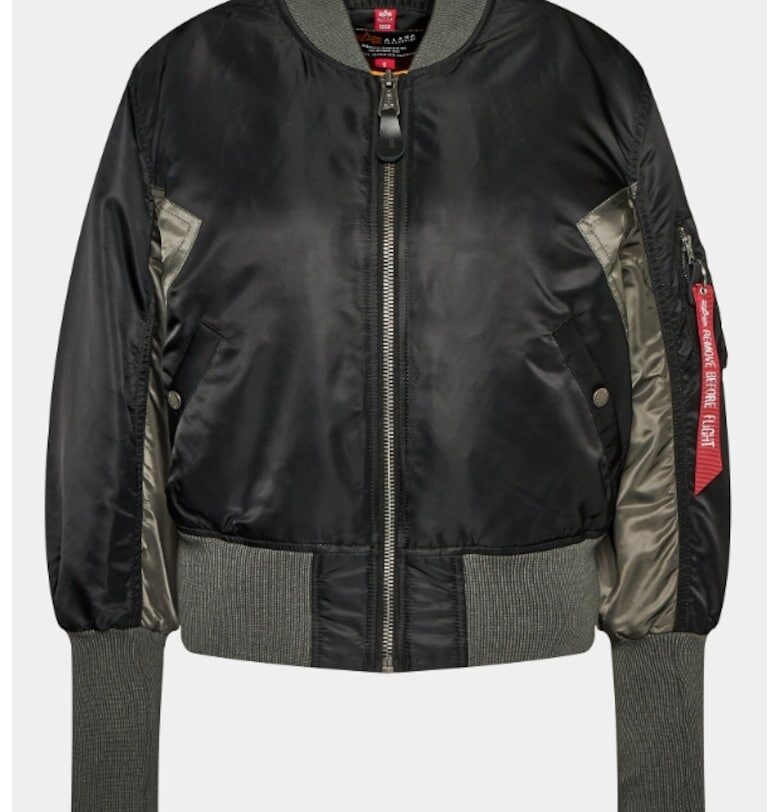 Дамско бомбър яке -  301548058 - Найлон - Черен ALPHA INDUSTRIES