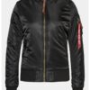 Дамско бомбър яке -  303299569 - Найлон - Черен ALPHA INDUSTRIES