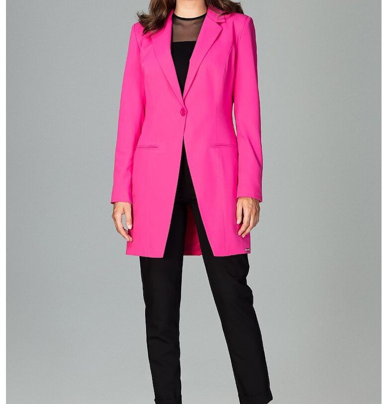 Дамско дълго яке - Ленитиф - Явонте - Розово - Розово Lenitif