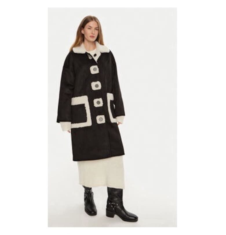 Дамско кожено палто -  304135453 - Полиестер/Вълна - Бежово - Бежов Munthe