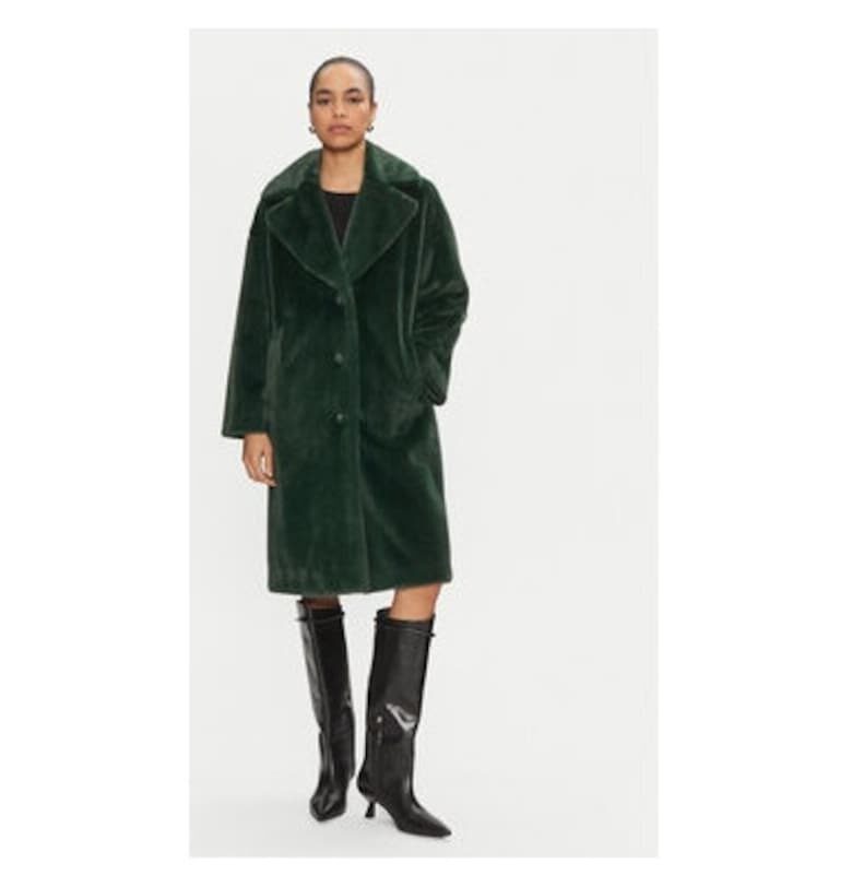 Дамско кожено палто -  304217180 - Полиестер - Зелено - Зелен JOSEPH RIBKOFF