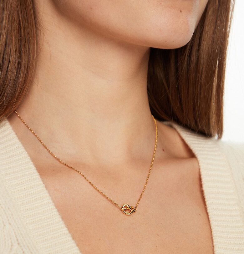 Дамско колие -  златисто - универсално KATE SPADE