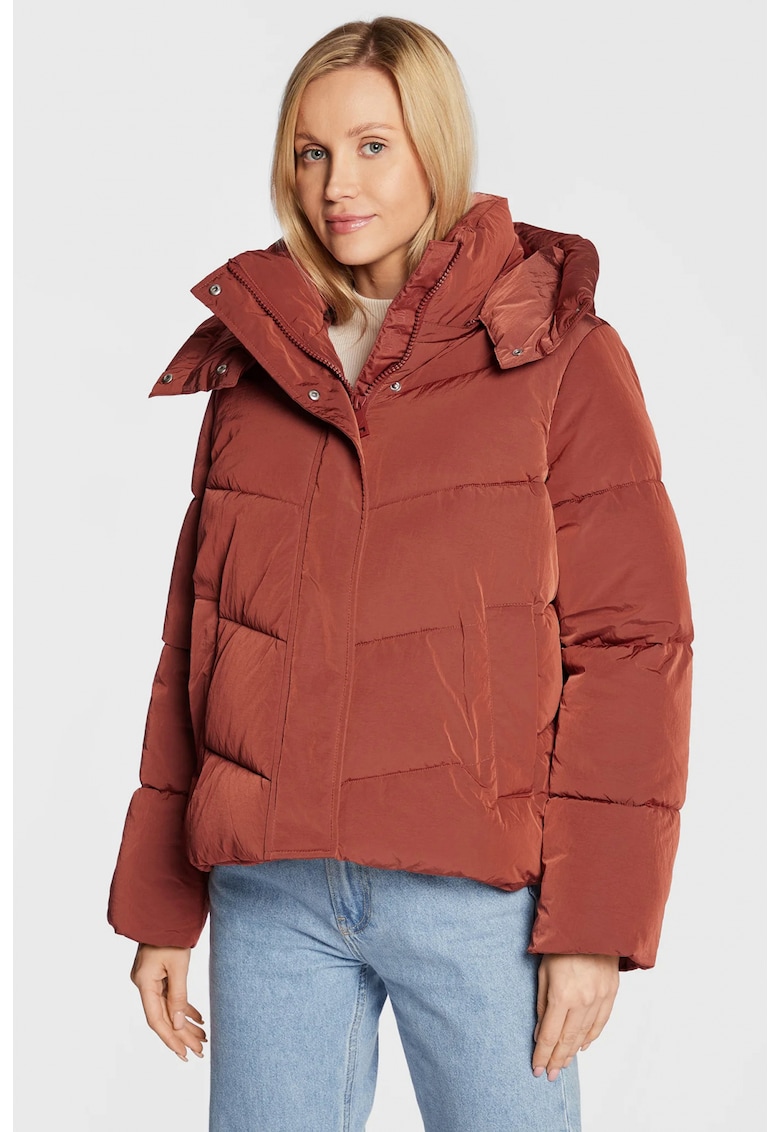 Дамско модерно пухено яке K20K204693 - Оранжев CALVIN KLEIN