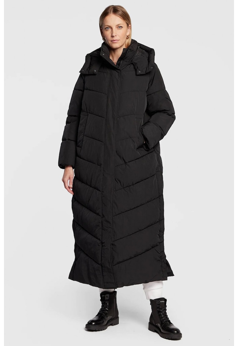 Дамско модерно пухено яке K20K205127 - Черен CALVIN KLEIN
