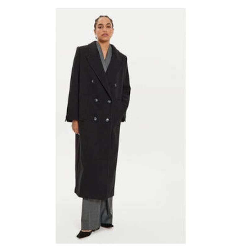 Дамско палто -  304213281 - Вълна/Полиамид - Черно - Черен IVY OAK