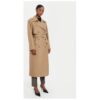 Дамско палто -  304313134 - Вълна/Полиестер - Бежов - Бежов BOSS