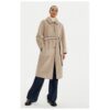 Дамско палто - 304524783 - Полиестер - Бежов - Бежов Oui