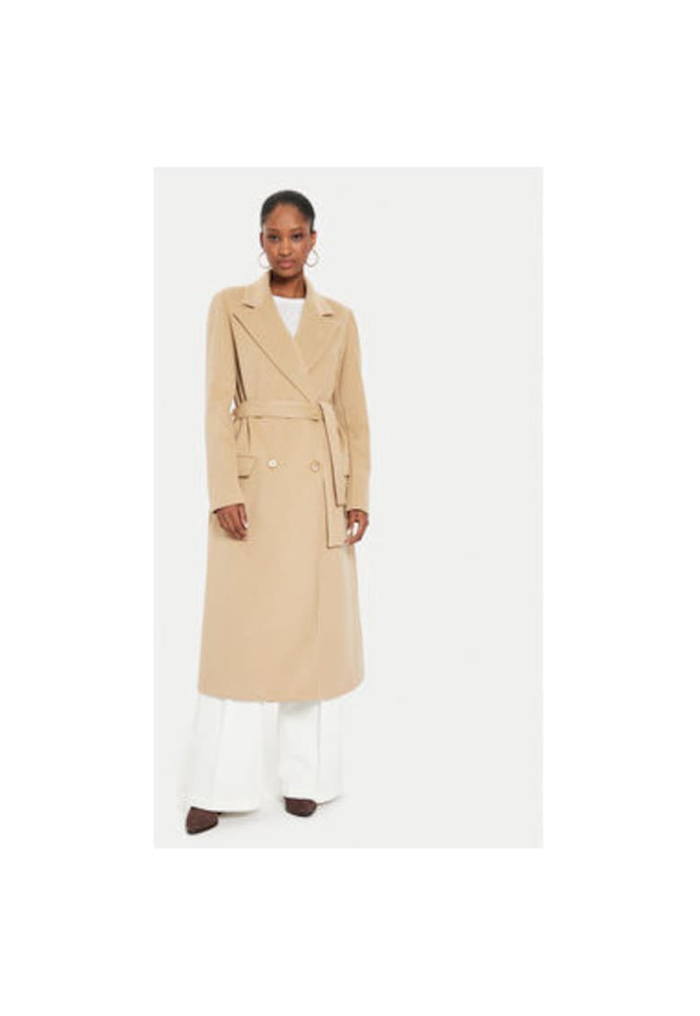 Дамско палто - 304609886 - Полиестер - Бежов - Бежов Rinascimento